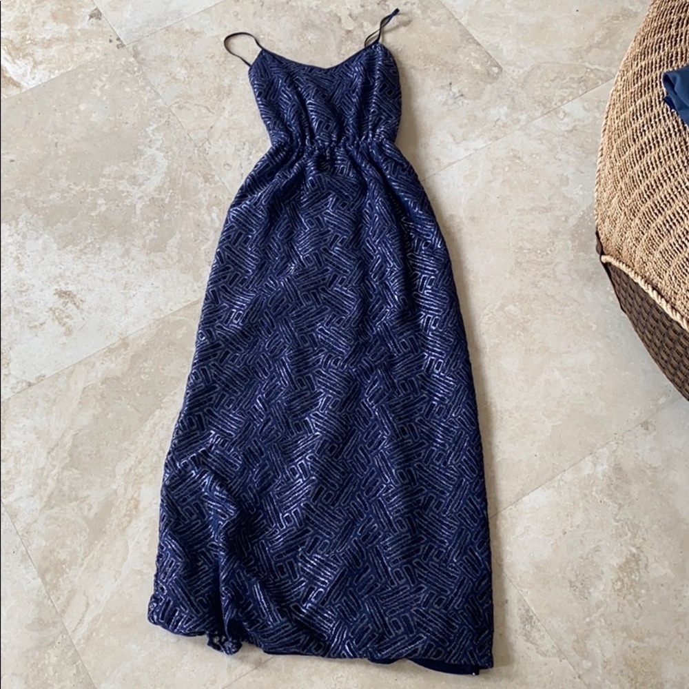 Lilly Pulitzer blue maxi dress